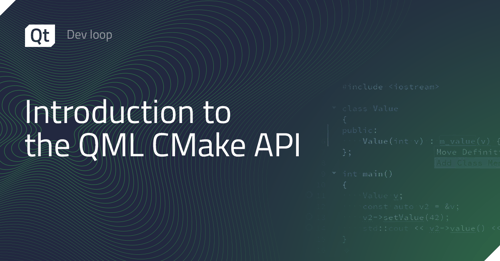 Introduction to the QML CMake API