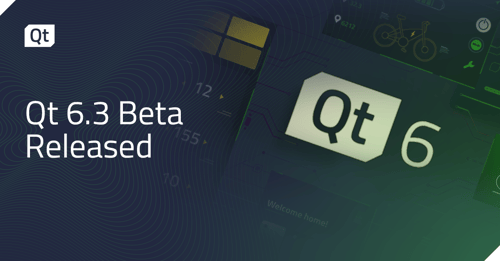 Qt 6.3 Beta Released