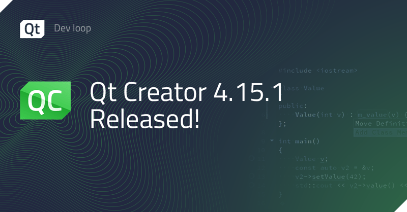 Qt Creator 4.15.1 released