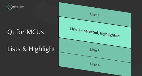 Qt for MCUs - Lists & Highlights