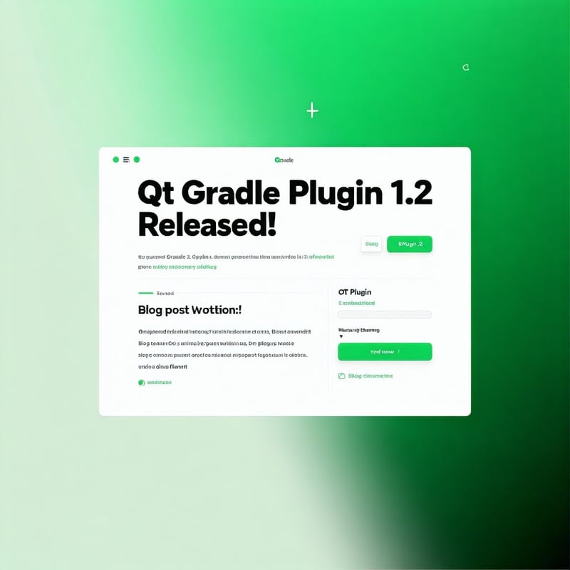 Qt Gradle Plugin 1.2 リリース