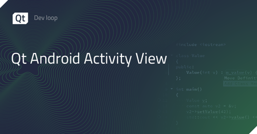 Qt Android Activity View