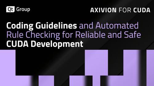 Coding Guidelines and Automated Rule Checking for Reliable and Safe CUDA Development