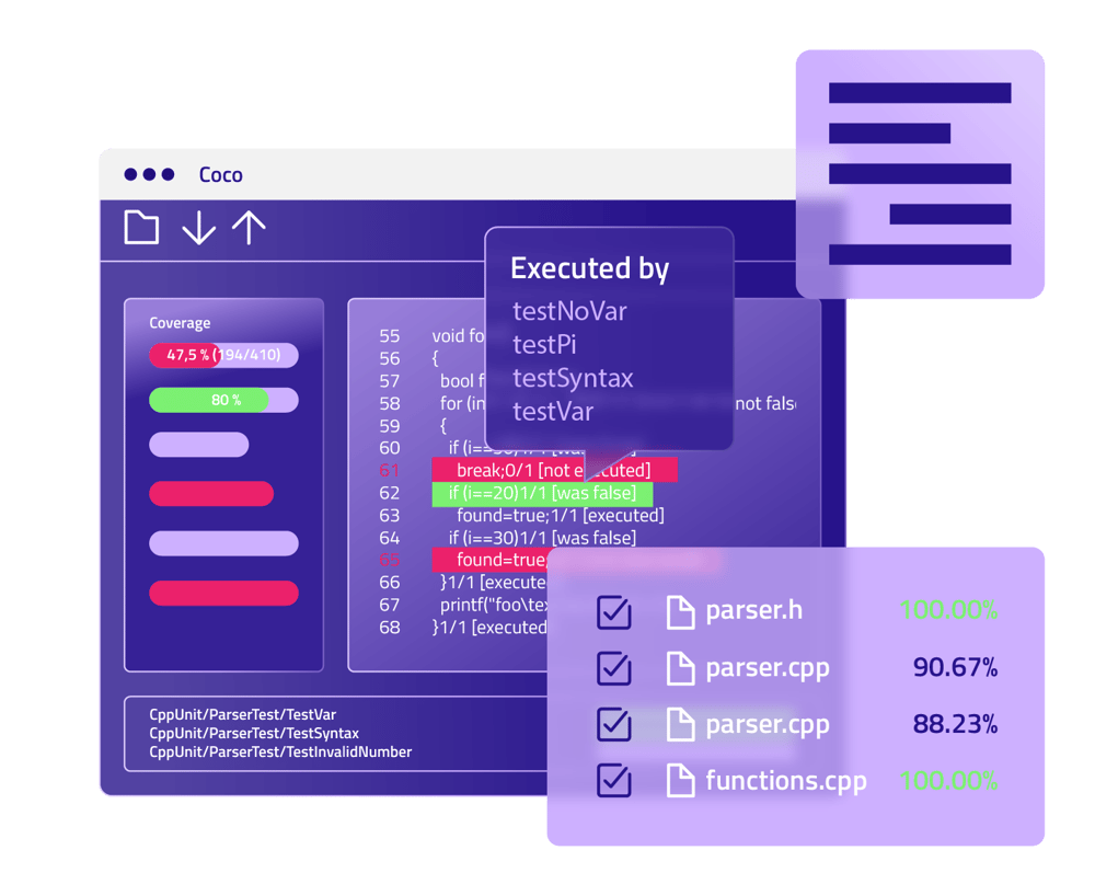 Coco - Code Coverage simplified interface