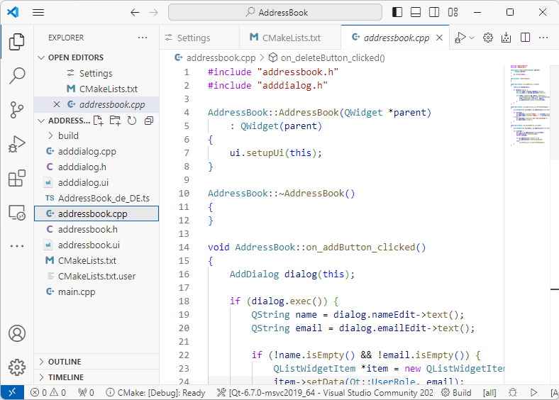 Visual Studio Code Qt Extension Pack 1.2.0 リリース