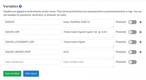 View Squish Test results of merge requests in GitLab
