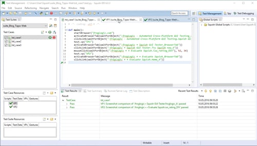 How to automatically update screenshot verification points