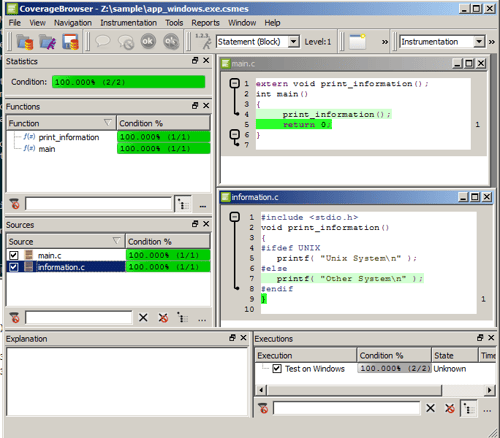 Code Coverage of Multi-Platform Applications