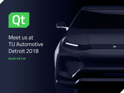 Meet us at TU Automotive Detroit 2018 – Booth #B136