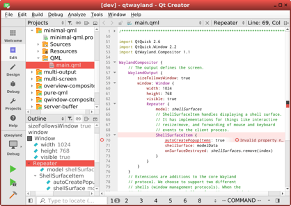 What's new with the Wayland platform plugin in Qt 5.11?