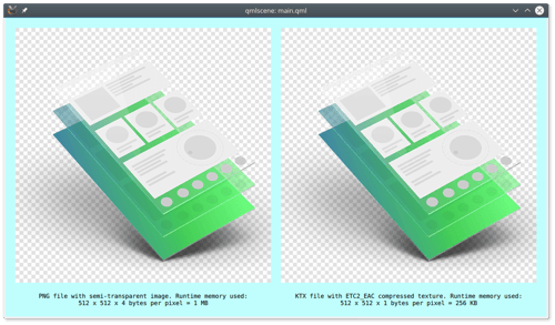 Qt 5.11 の圧縮テクスチャ
