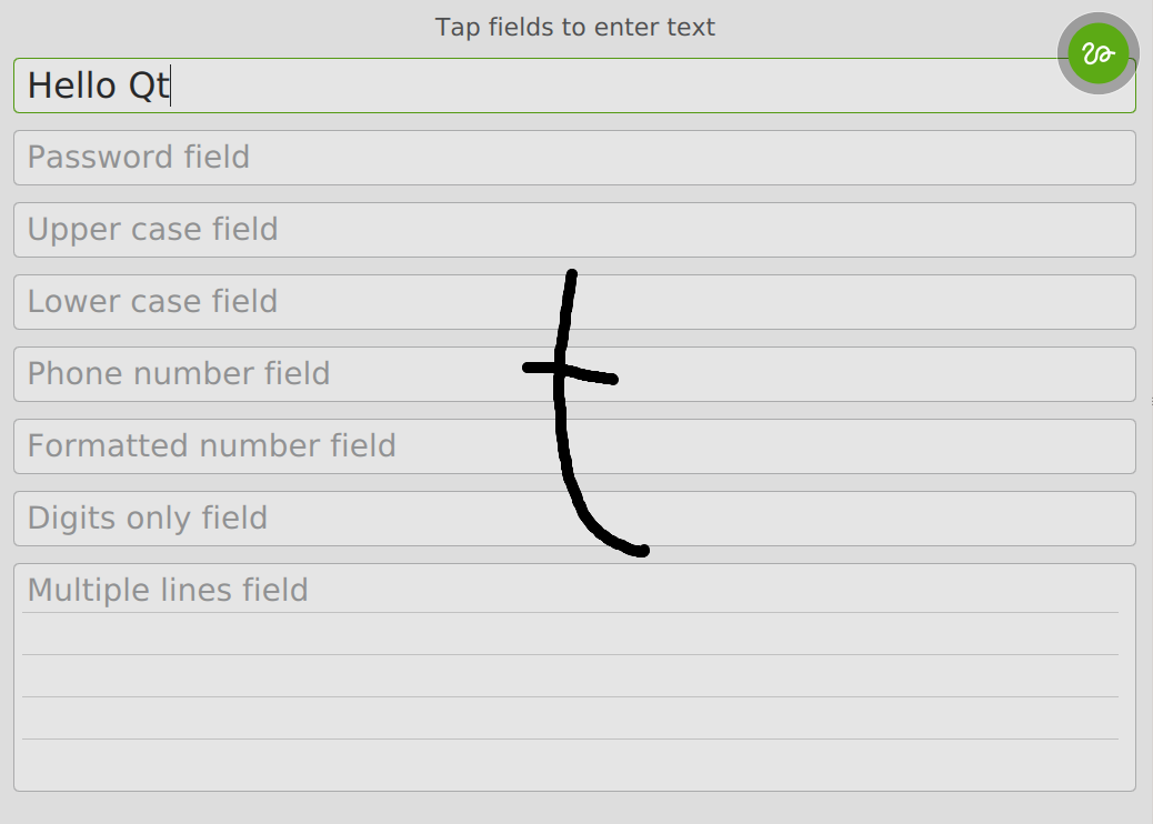 Qt Virtual Keyboard Updated with Handwriting Recognition