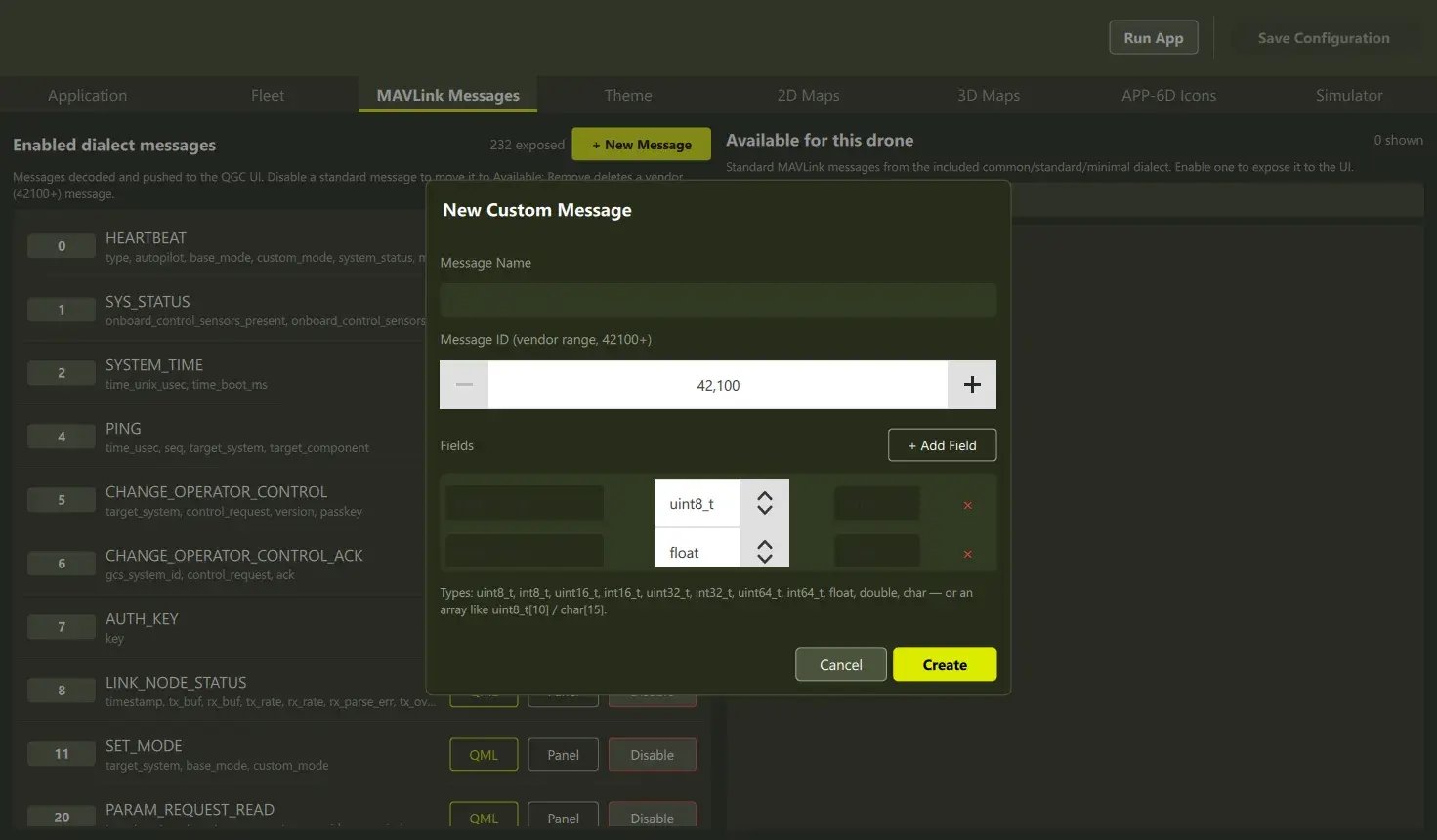 MAVLink messages