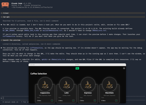 Introducing the QML Live Preview MCP Tool for Agentic Development of Embedded Devices