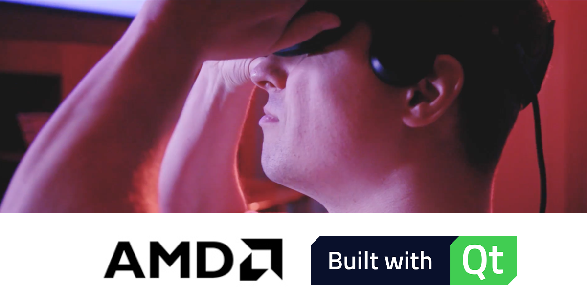 AMD Radeon Software Crimson Edition — Built with Qt