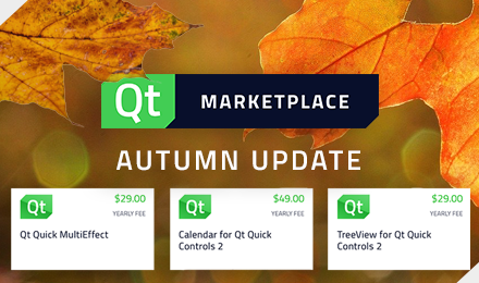Qt Marketplace Autumn update Newsletter