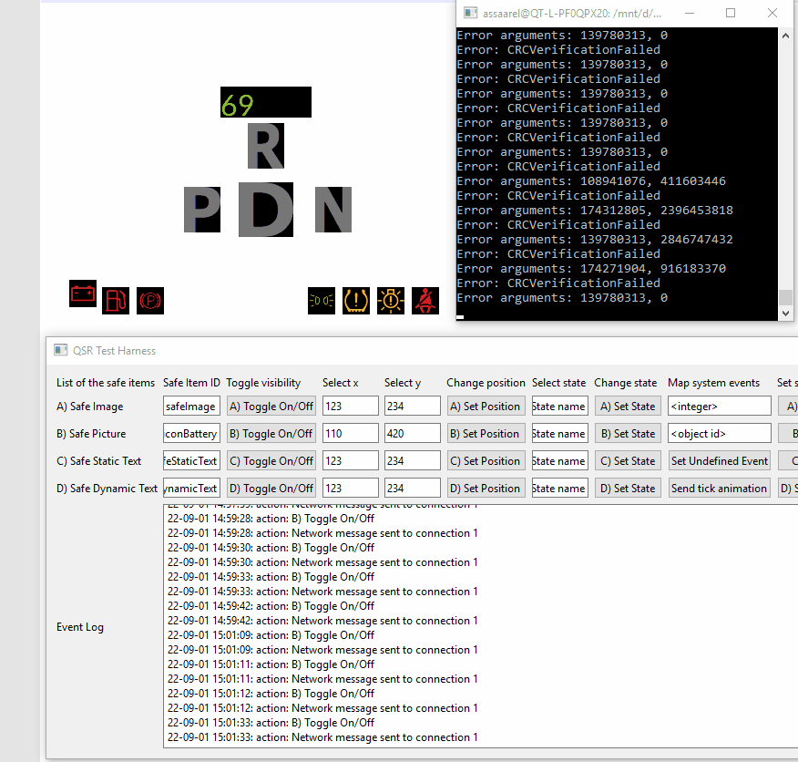 Qt Safe Renderer Monitor: Debugging the Safety Application