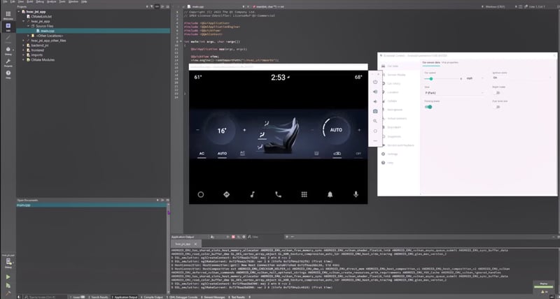 Get Started with Qt for Android Automotive