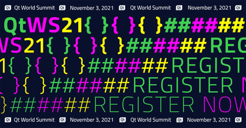 Qt World Summit 2021 – registration now open!