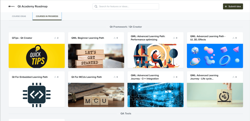 Qt Academy Roadmap: Vote on courses and suggest new ones