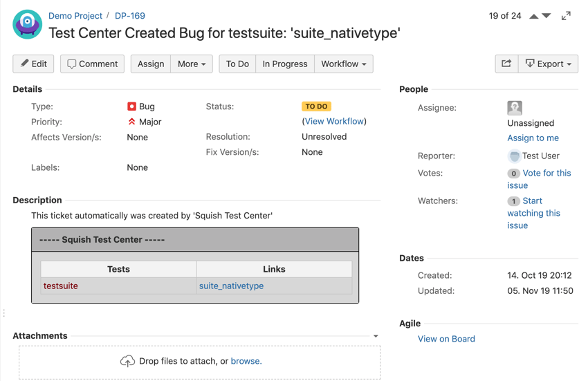Squish-Test-Center-Automated-Bug-Reporting