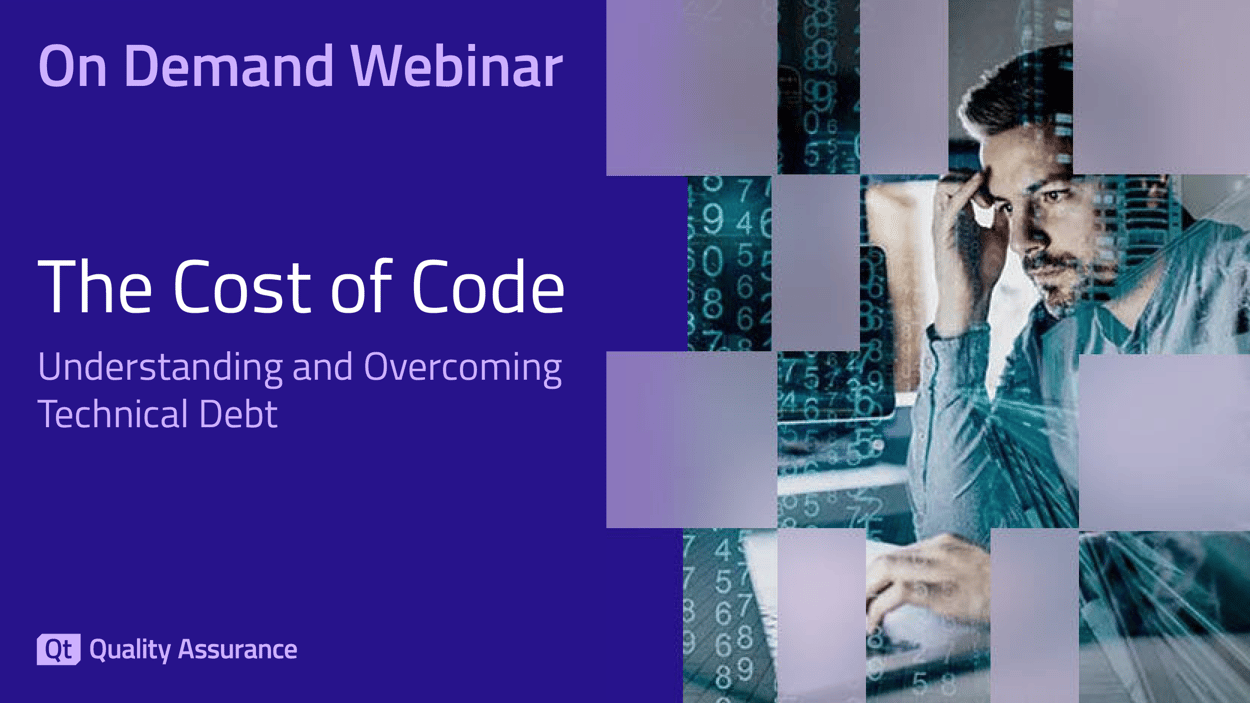 Webinar on demand: The Cost Code - Understanding and overcoming technical debt