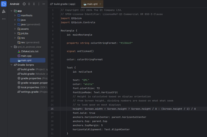 Qt Tools for Android Studio 2.0 リリース