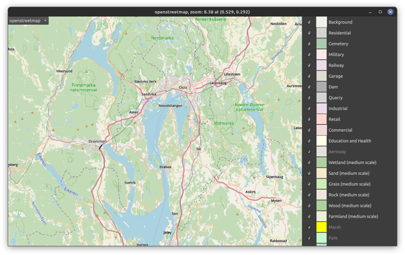 An Experiment with Vector Maps
