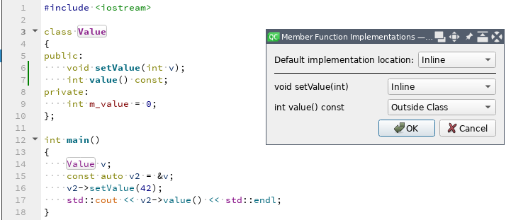 Qt Creator 4.14: What's new in C++ support?