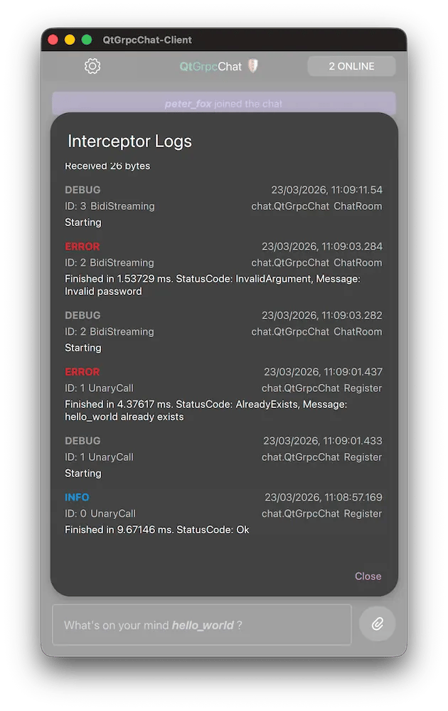 What's New in the Qt GRPC library in 6.11