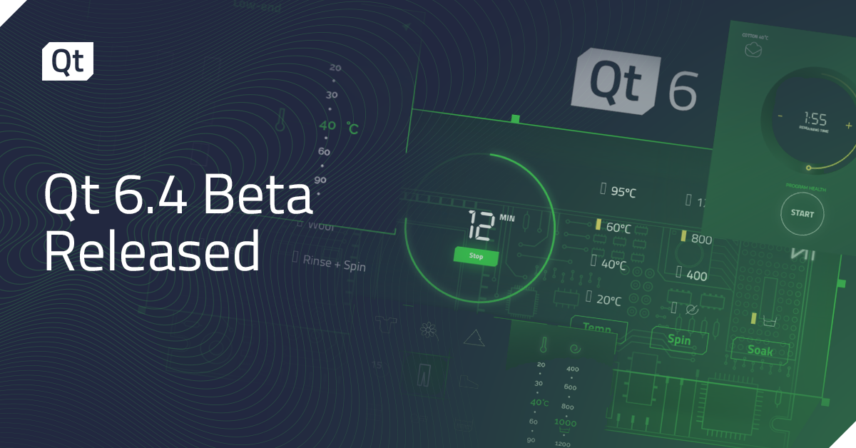 The first beta of Qt 6.4 released