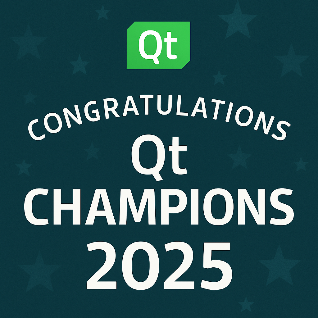 Congratulations Qt Champions 2025!