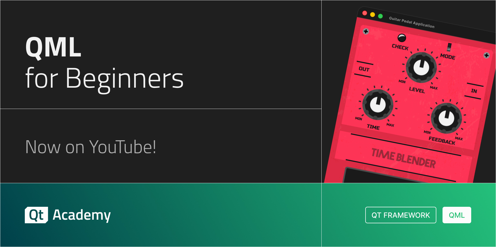 免费QML初学者课程：在YouTube上与Qt Academy一起学习QML