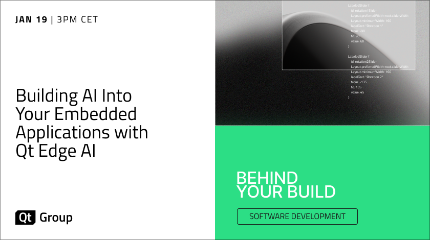 Building AI Into Your Embedded Applications with Qt Edge AI