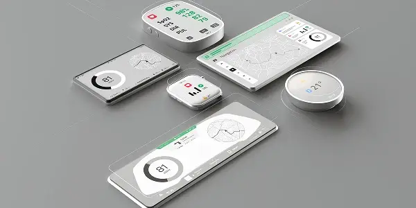 A few graphical user interfaces (GUIs) for embedded applications in automotive, consumer electronics, and industrial automation.