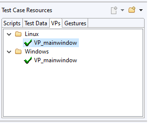 Squish IDE: Test Case Resources Dialog