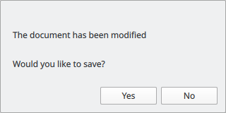 Message Dialog Fusion Style