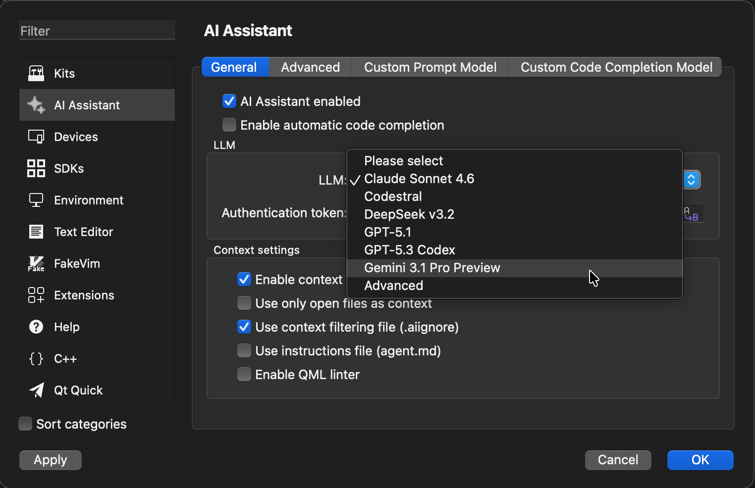 Upgrades to Frontier LLMs – Qt AI Assistant 0.9.9 for Qt Creator Released!