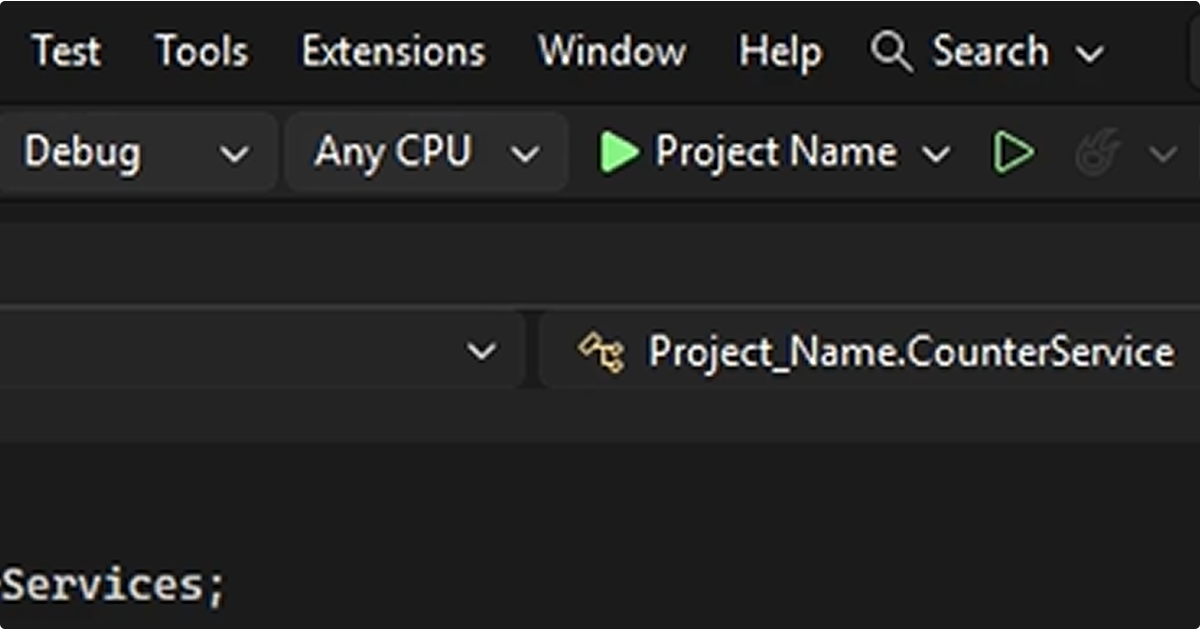 Qt for C# example on tooling