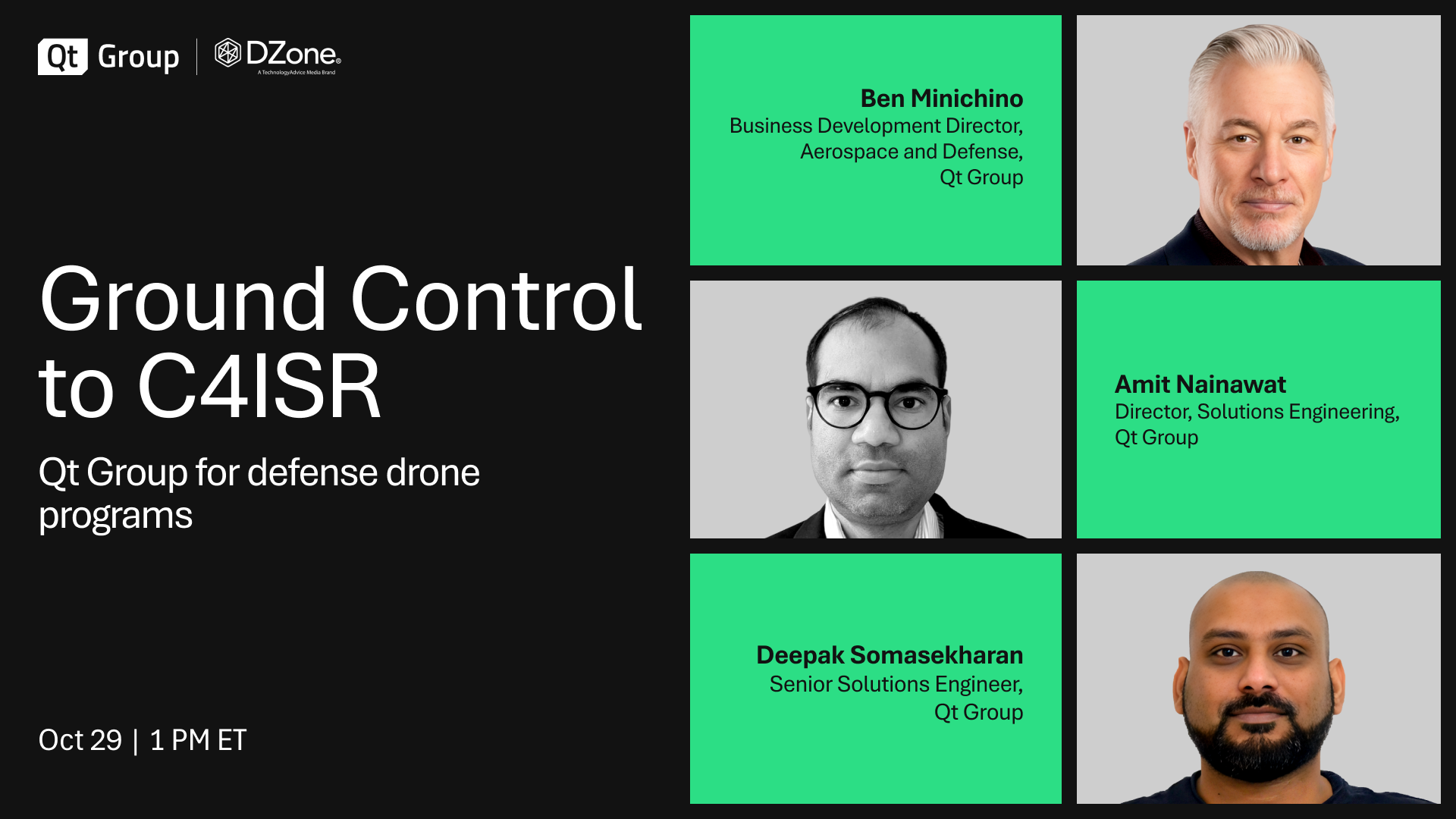 Ground Control to C4ISR: Qt Group for Defense Drone Programs | AMER Session