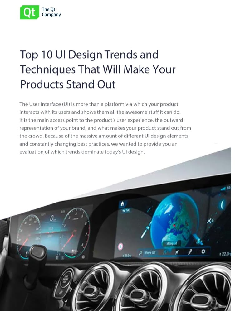 Top 10 UI Design Trends and Techniques that will make your products stand out