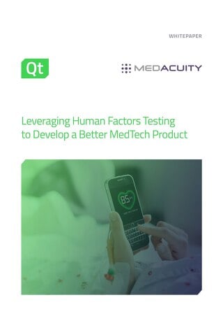White Paper: Leveraging Human Factors Testing to Develop a Better MedTech Product