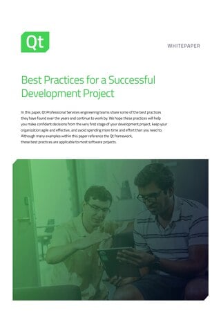 White paper: Best Practices for a Successful Development Project