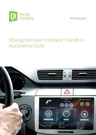 White paper: Driving the Automotive User Interface