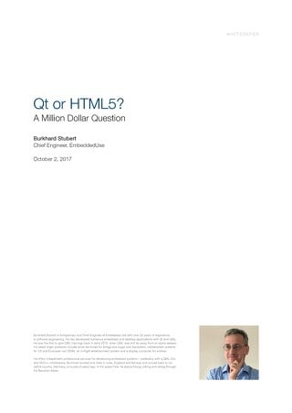 White paper: Qt vs HTML5 #2 Million Dollar Question