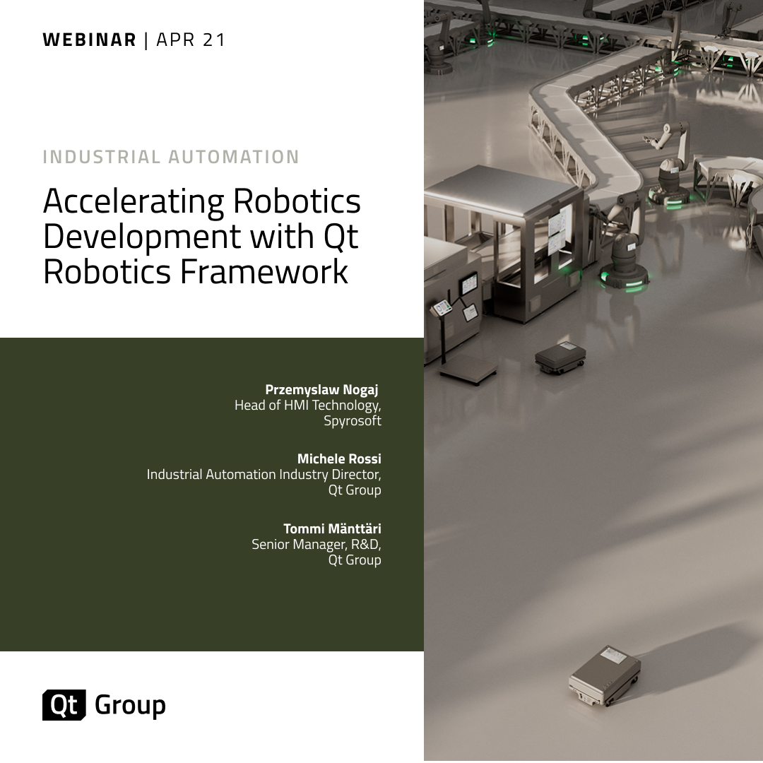 Accelerating Robotics Development with Qt Robotics Framework