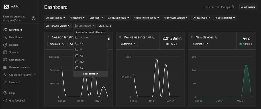 Analyse custom data with the new Qt Insight 1.10